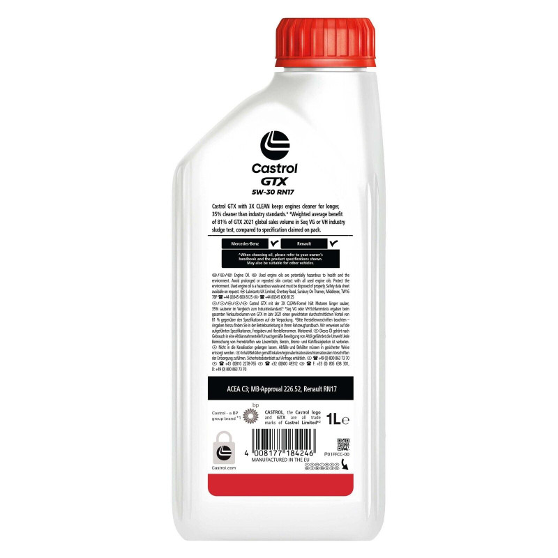 CASTROL GTX 5W-30 RN17 - Image 2